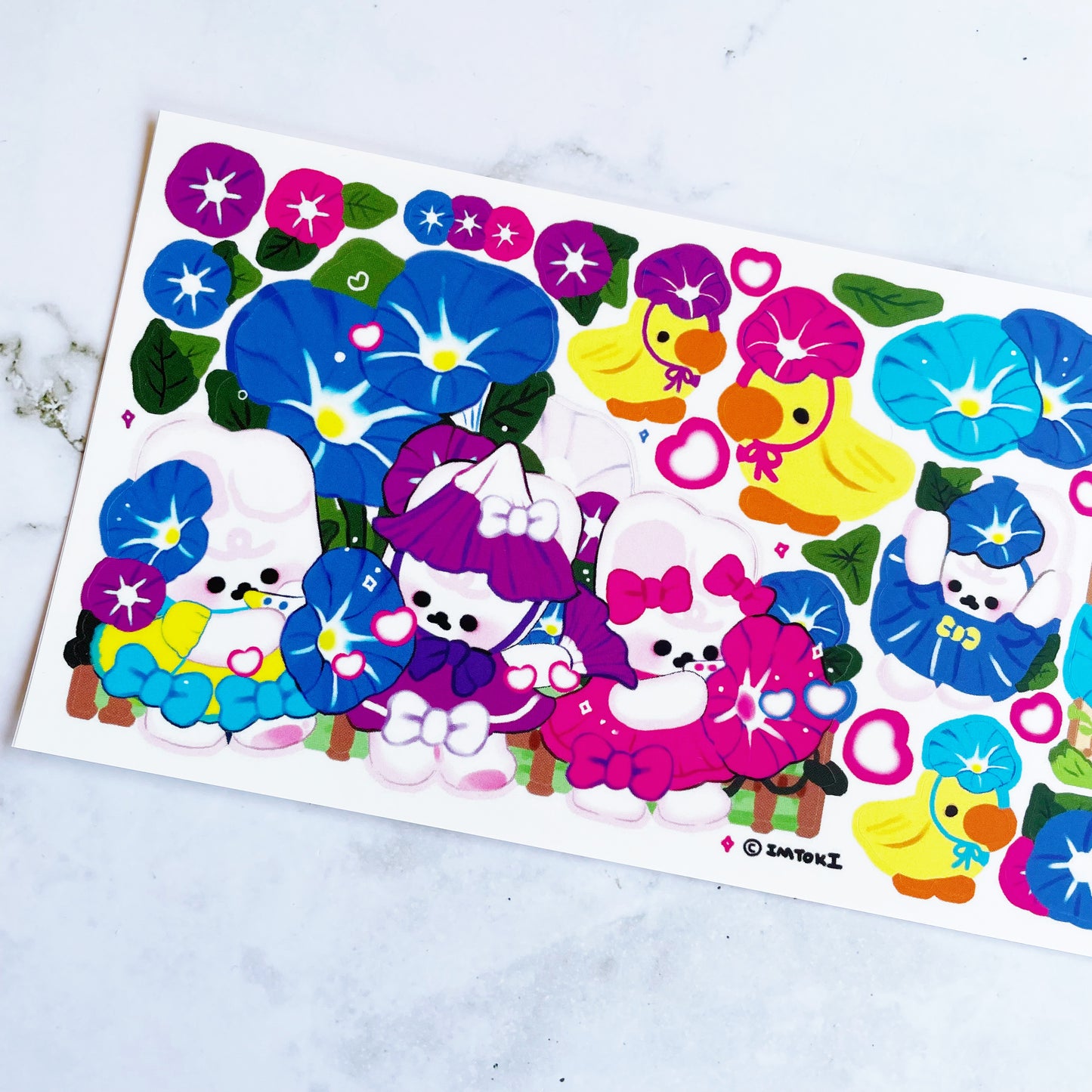 I'M TOKI Morning Glory sticker t345
