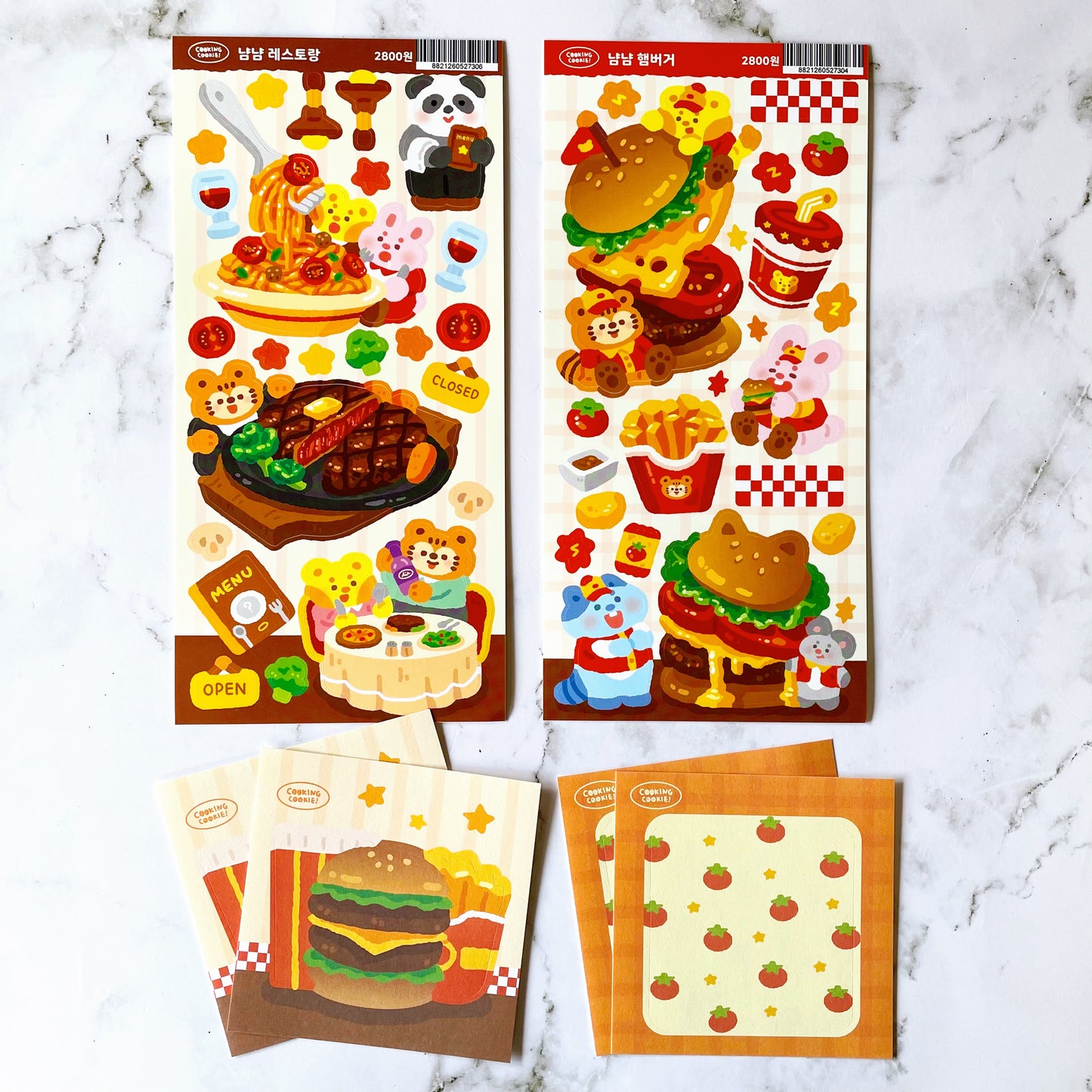 Cooking Cookie Foodie sticker pack A798
