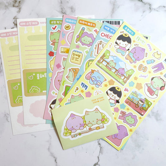 Jiok Daily Life sticker pack a857