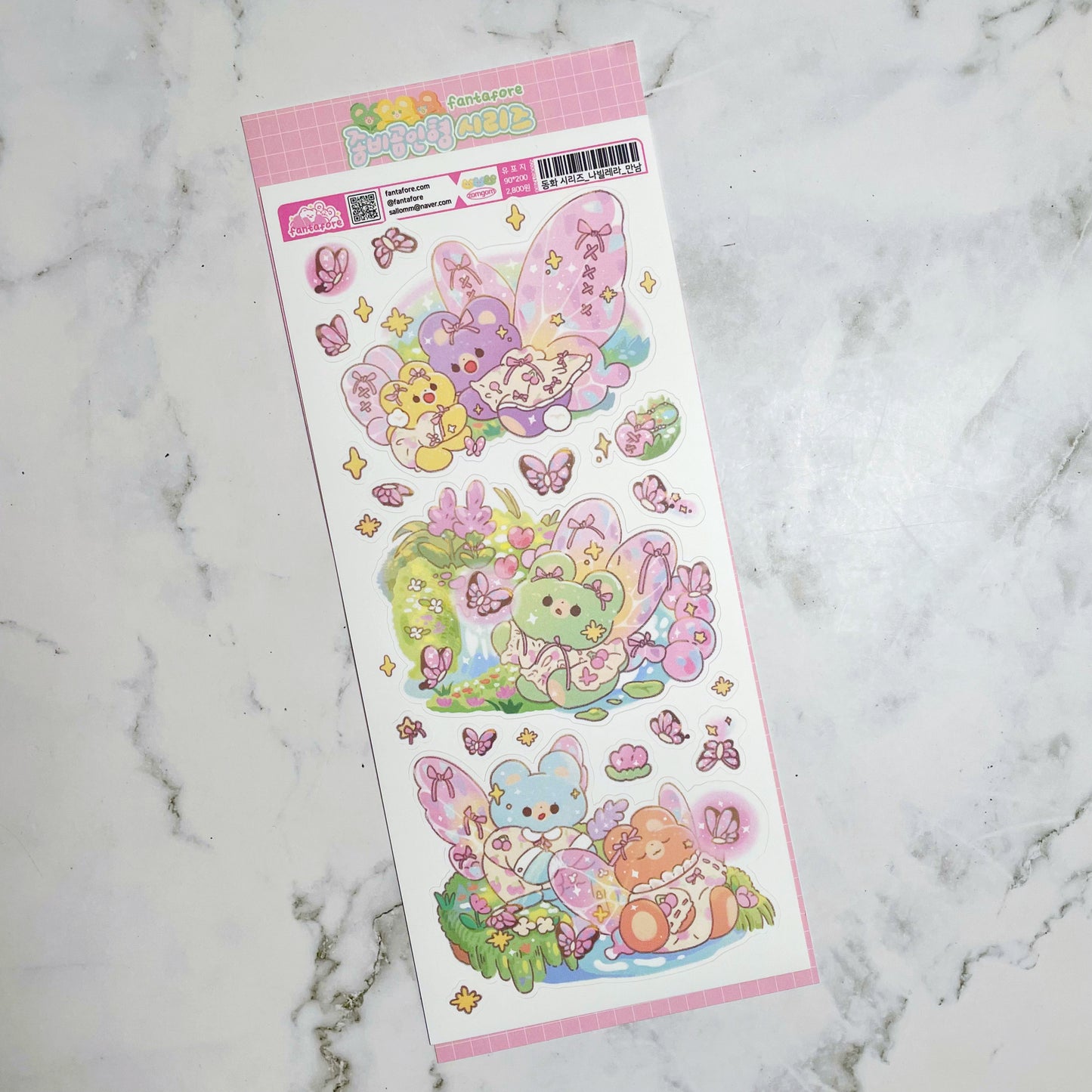 Fantafore Pink Fairy sticker A950