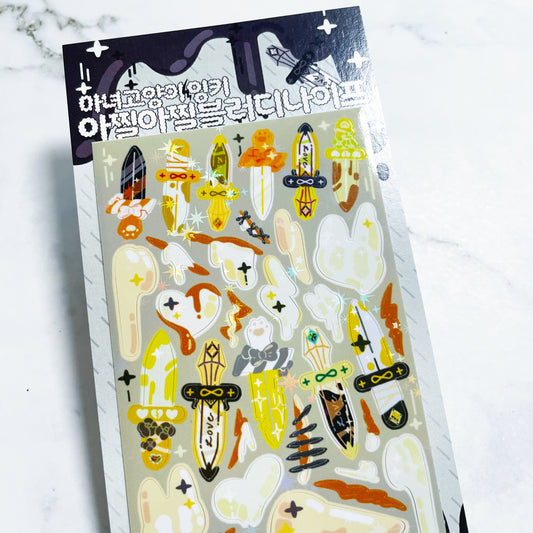 Sulgi Sulgi Yellow Daggers sticker A952