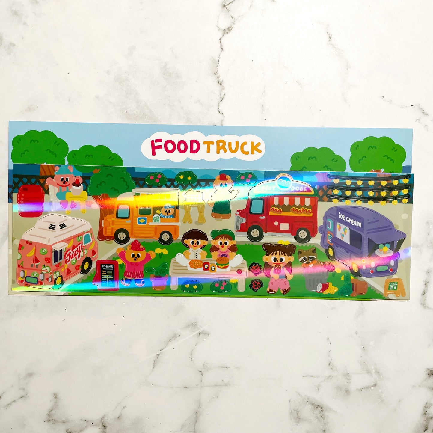 Dingamart Food Truck sticker A980