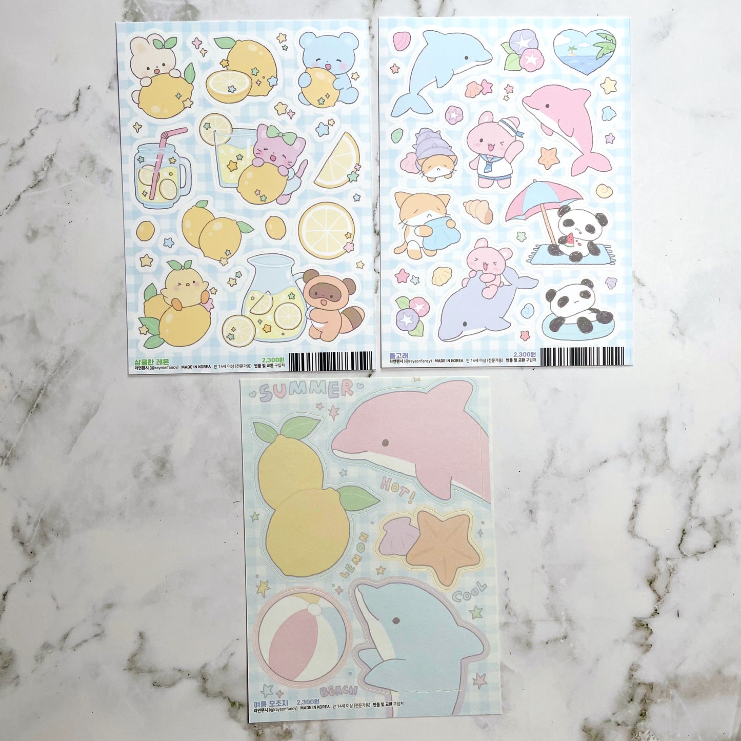 Rayeon Fancy Summer sticker pack b102