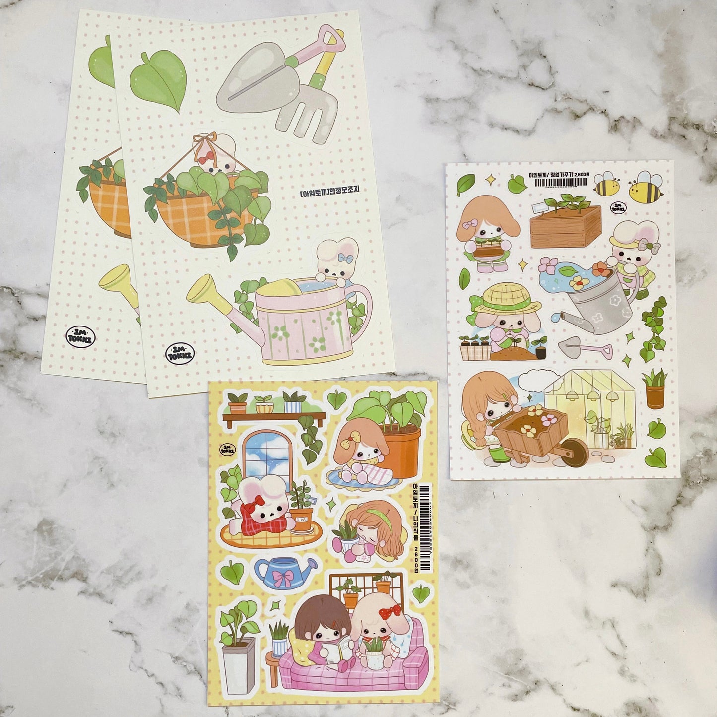 I'M TOKI Plant loverssticker  pack B108