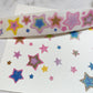 Thepuri Village Star Glitter Kiss cut sticker roll w179