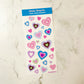 Halo Hearts clear vinyl stickers v6