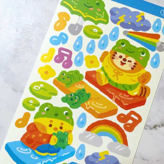 Cooking Cookie Rainy Day sticker b122