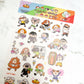 RiN! Studio Crowd World (2) sticker sheets B759