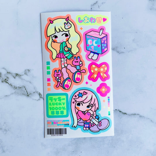 S.S.S. by Leenahoo Arin x Mina Neon sticker L07