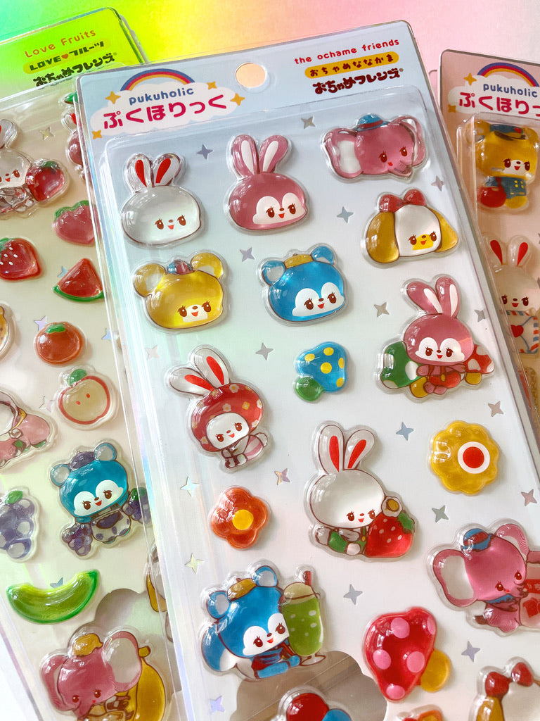 Rainbowholic x Ochame Friends 3D Sticker