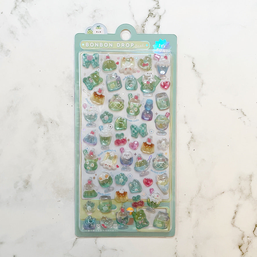 Bon Bon Drop stickers Melon soda bb6