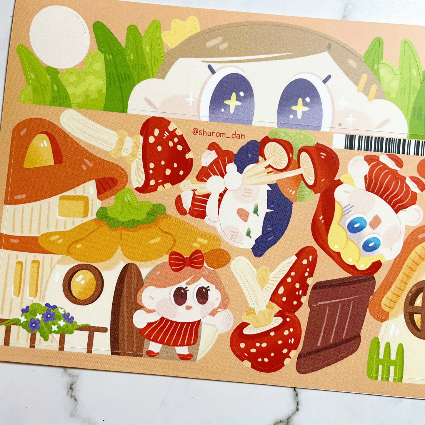 Shuromdan Mushroom sticker b255