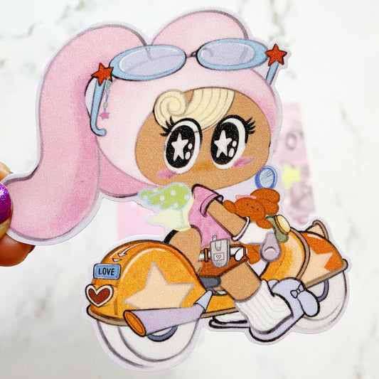 Thepuri Village Bike Big sticker b823
