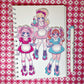Natsuput Diner Girls sticker set b673