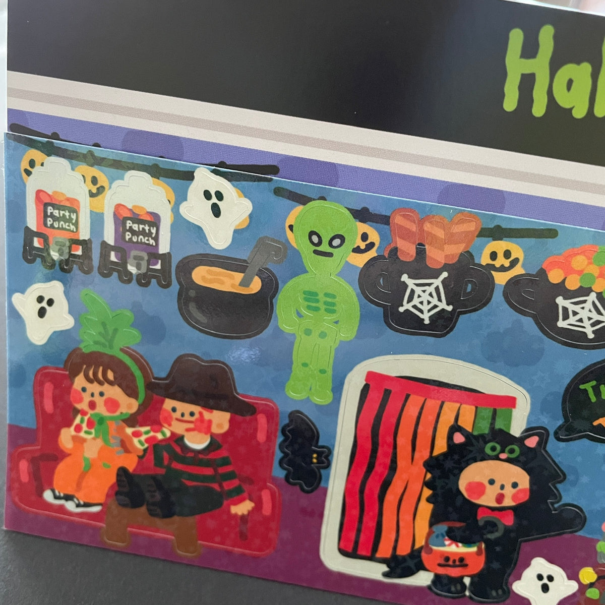 Dingamart Halloween Party long sticker