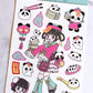 Ato and Bandi Panda Dim Sum sticker b692