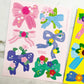 Orchid Studio Flower Bows sticker set b811