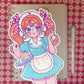 Natsuput Diner Girls sticker set b673
