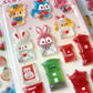 Rainbowholic x Ochame Friends 3D Sticker Air Mail
