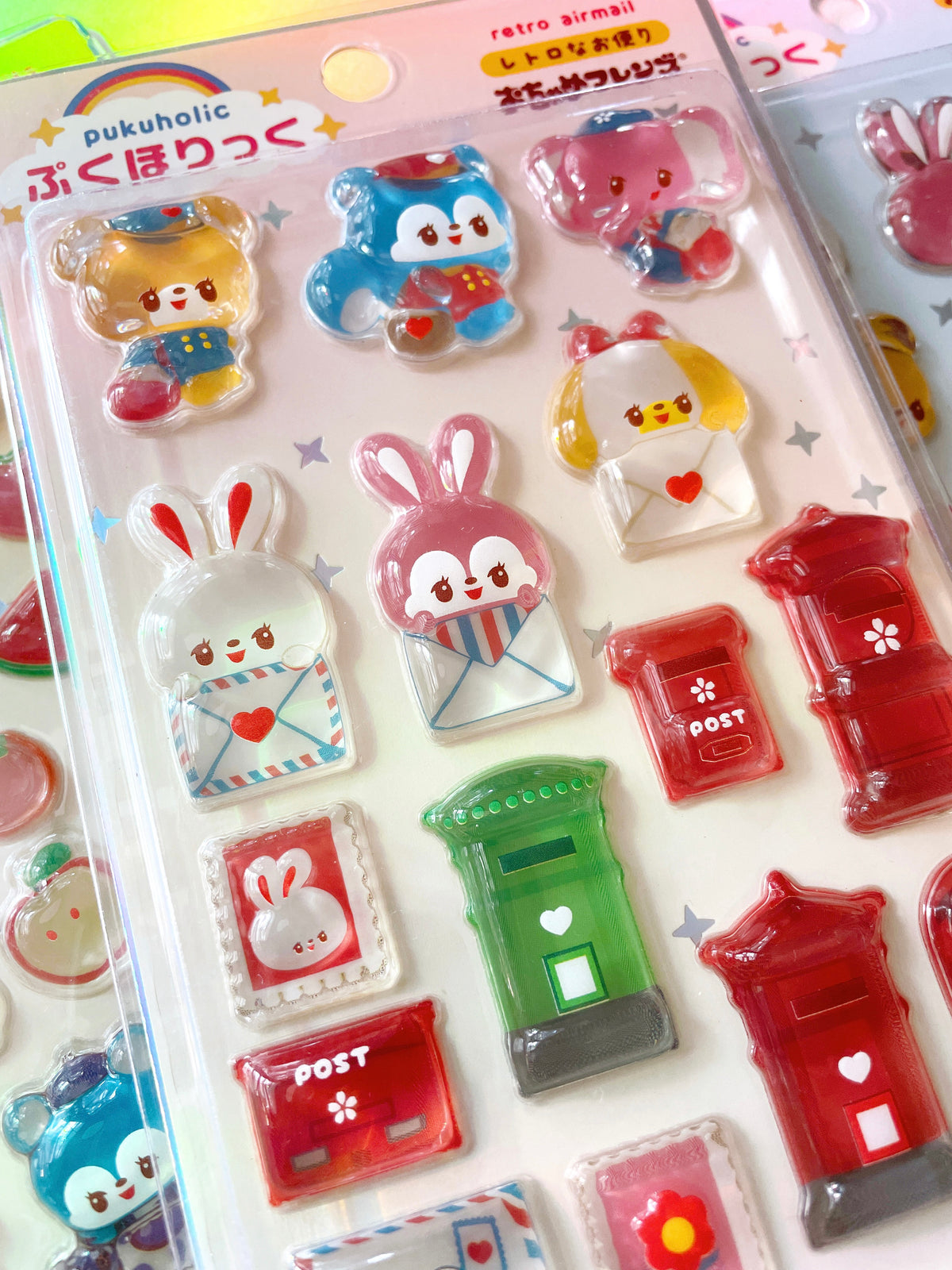 Rainbowholic x Ochame Friends 3D Sticker Air Mail