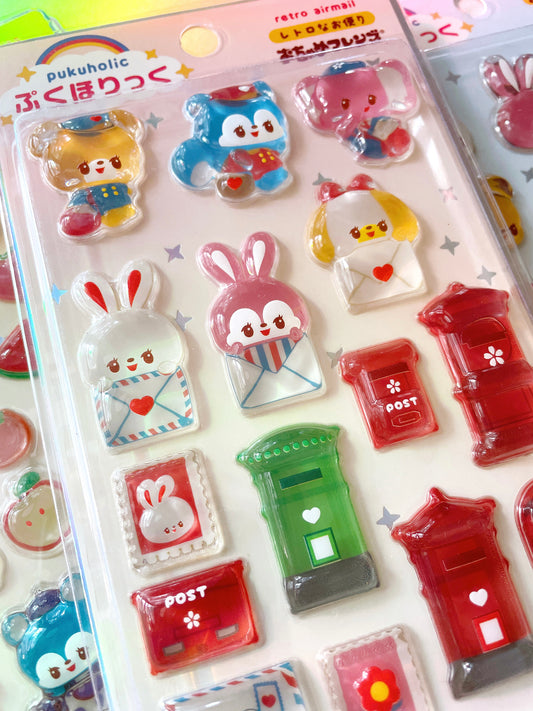 Rainbowholic x Ochame Friends 3D Sticker Air Mail