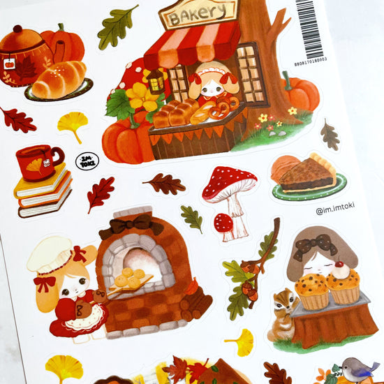 I'M TOKI Autumn Bakery sticker b284