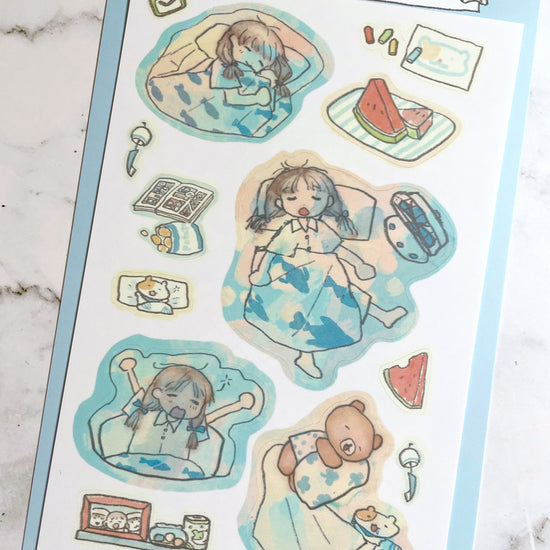 Sorat Nap Girls sticker b232