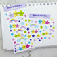 Stars in the Sky vinyl sticker sheet v4