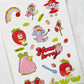 Thepuri Village Strawberry sticker b307