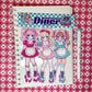 Natsuput Diner Girls sticker set b673