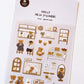 Sautelier Bear Cafe stickers b790