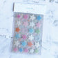 Angora Lora Sparkle Pastel Stars Sticker B479