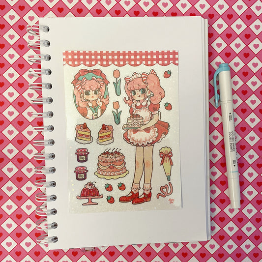 Natsuput Cutie Cafe sticker b668