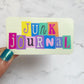 Junk Journal vinyl sticker v50