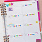 Cloudy Days vinyl planner sticker sheet v17