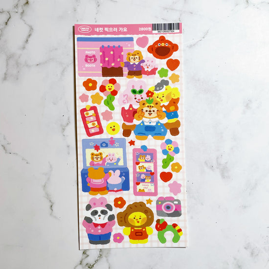 Cooking Cookie Photo Booth sticker b260