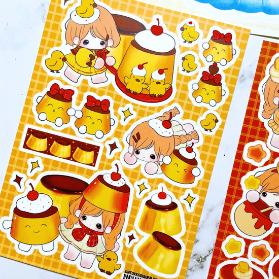 I'M TOKI Foodie Girl sticker pack B111