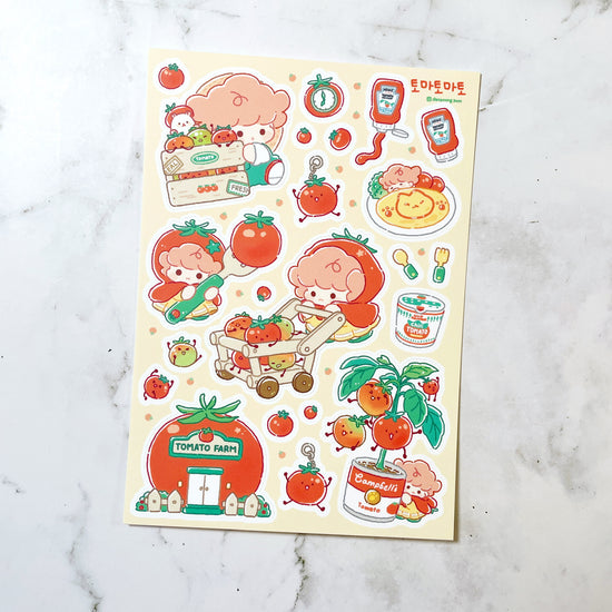 Danpoong.bom tomato sticker b529