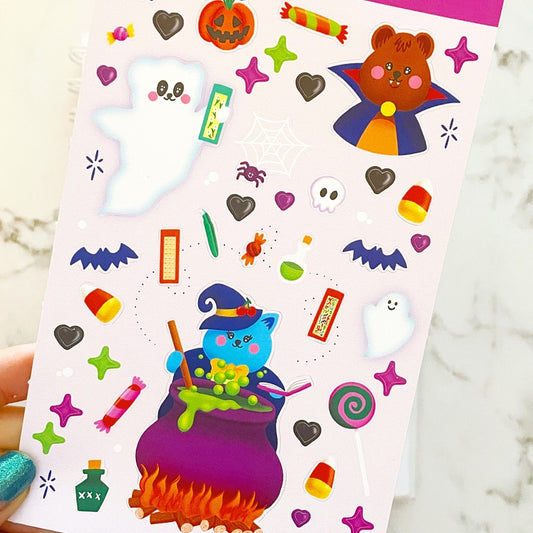Wacky Halloween sticker
