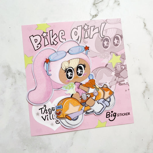 Thepuri Village Bike Big sticker b823