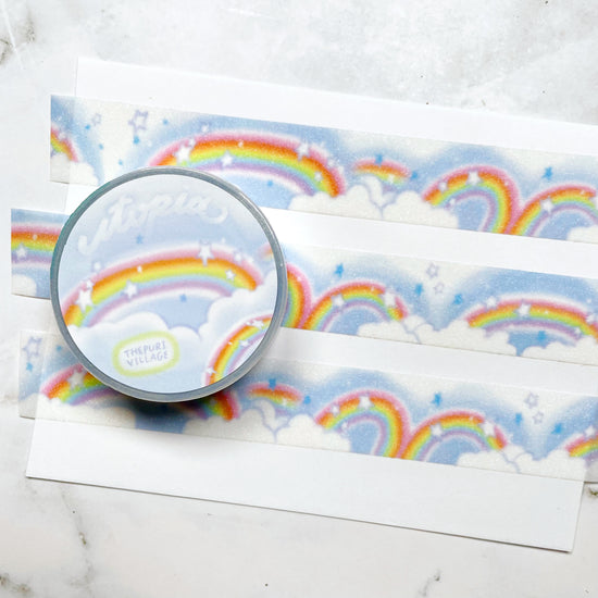 Thepuri Village Utopia Rainbow sparkle tape w121