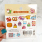 Rainbowholic x Ochame Friends Cafe Flake Sticker set 56 pcs f2