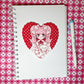 Natsuput Red Heart sticker b664