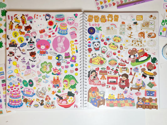 Extra Large Reusable Sticker Book