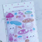 Angora Lora Pastel Mushroom Bunny sticker B467