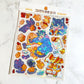 Sulgi Sulgi Winter Snack Blue sparkle sticker  B379