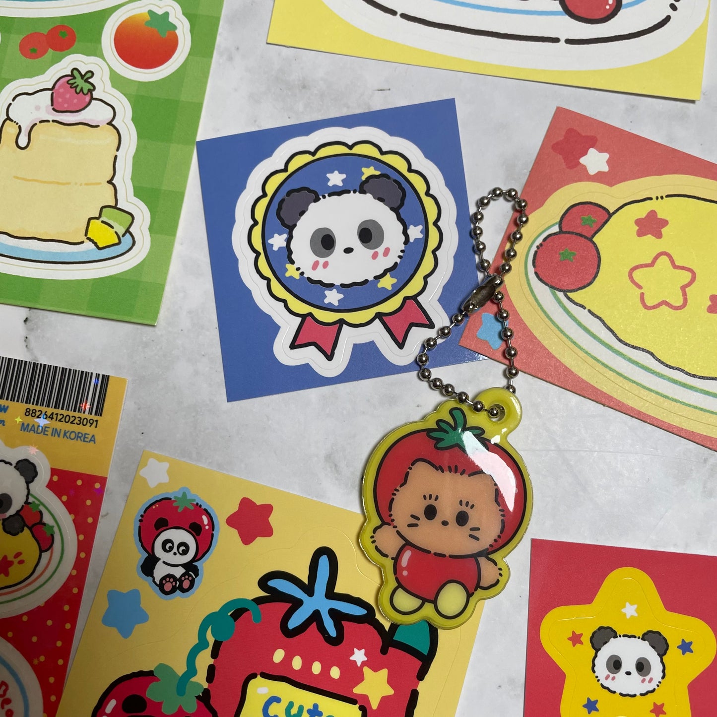 Ppomppom Tomato sticker pack A938