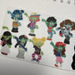Dingamart Zombie Girls sticker B643