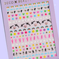 Deco Beauty Nail Stickers Lucky Charm B449