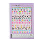 Deco Beauty Nail Stickers Lucky Charm B449
